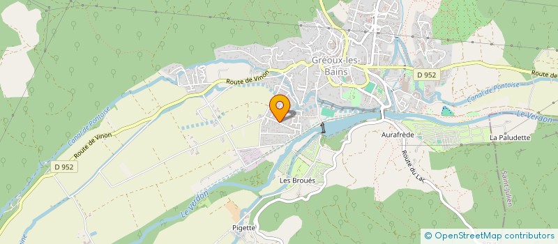 localisation de l'entreprise ENTRINGER INDIVISION  GREOUX-LES-BAINS