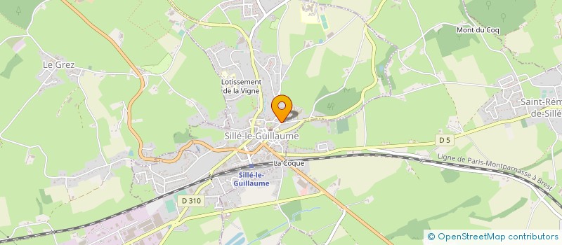 localisation de l'entreprise ENTRONS DANS LA RONDE à SILLE-LE-GUILLAUME