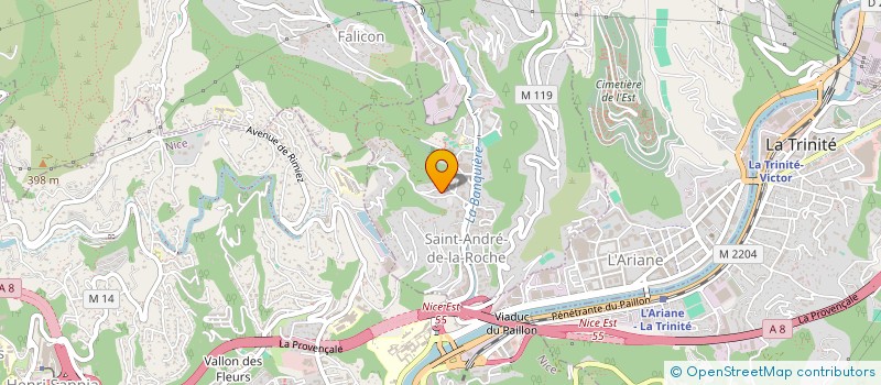 localisation de l'entreprise ENTROPIE  SAINT-ANDRE-DE-LA-ROCHE