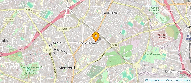 localisation de l'entreprise ENTROPIE VISUELLE à MONTREUIL