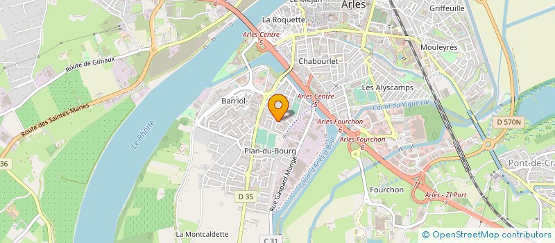 localisation de l'entreprise ENTROPIK à ARLES