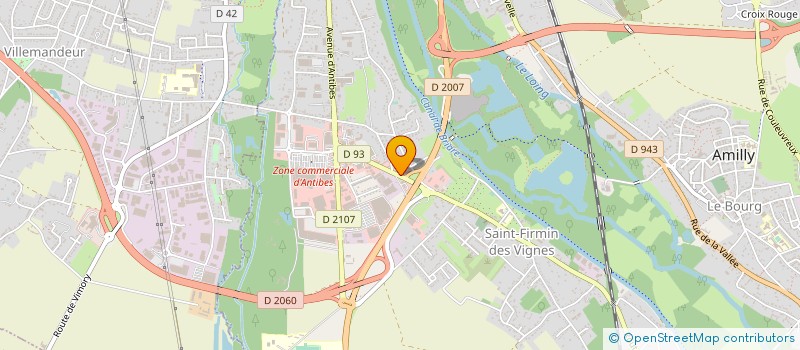 localisation de l'entreprise ENTROPTIK à AMILLY