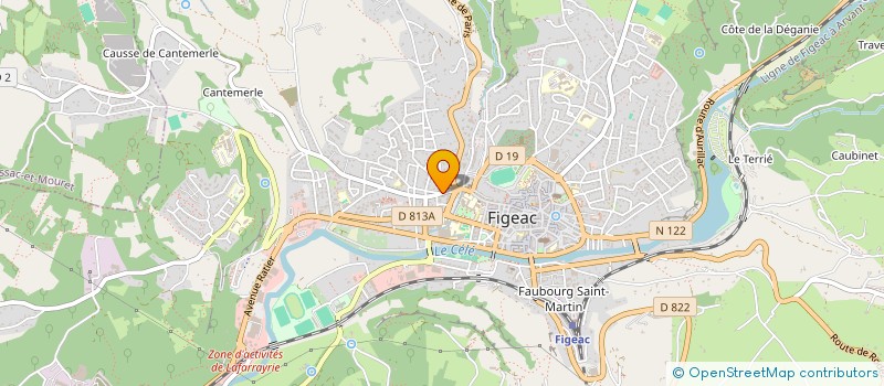 localisation de l'entreprise ENTROPY  FIGEAC