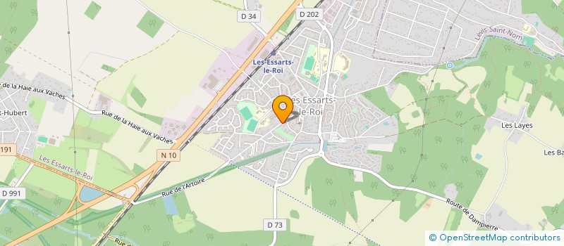 localisation de l'entreprise ENTS SIROU FILS  LES ESSARTS-LE-ROI