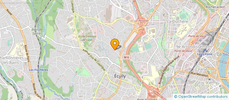 localisation de l'entreprise ENTYS INVESTISSEMENTS  ECULLY