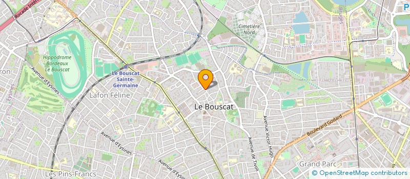 localisation de l'entreprise ENUMA PRODUCTION - ENUMA PROD  LE BOUSCAT