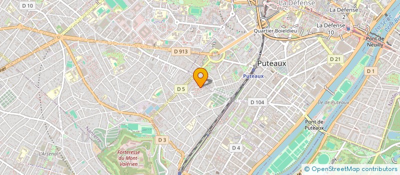 localisation de l'entreprise ENVA SAS à SURESNES