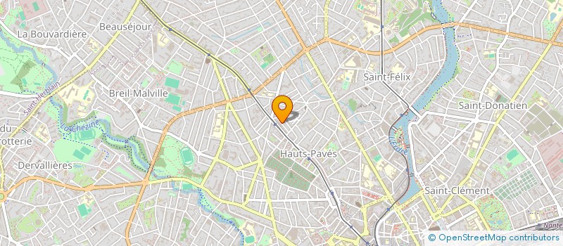 localisation de l'entreprise ENVAGUE  NANTES