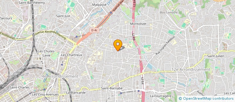 localisation de l'entreprise ENVAL à MARSEILLE