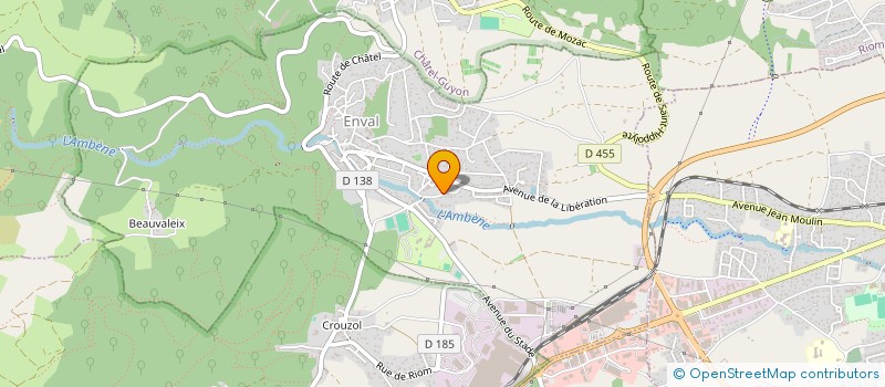 localisation de l'entreprise ENVAL SANTE  ENVAL