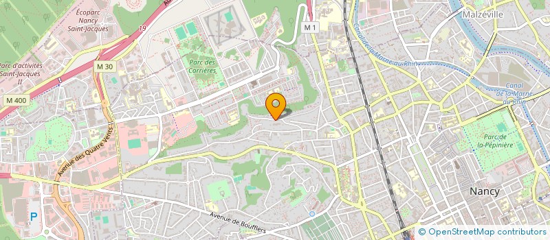 localisation de l'entreprise ENVAO à NANCY
