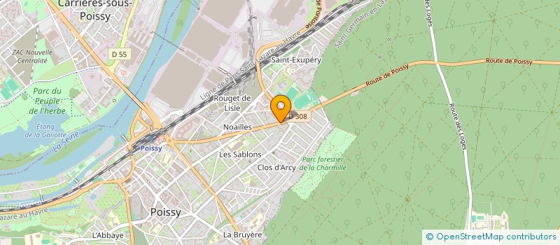 localisation de l'entreprise ENVEA GLOBAL  POISSY