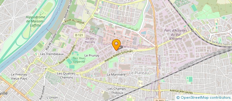 localisation de l'entreprise ENVELCOM à SARTROUVILLE