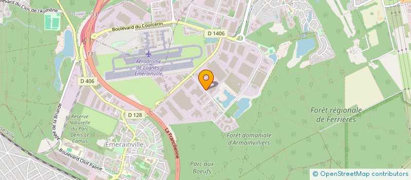 localisation de l'entreprise ENVELOFFSET à ROULLET-SAINT-ESTEPHE
