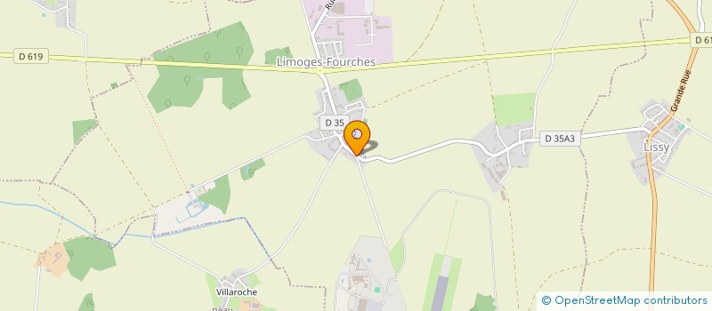 localisation de l'entreprise ENVELOPA à LIMOGES-FOURCHES