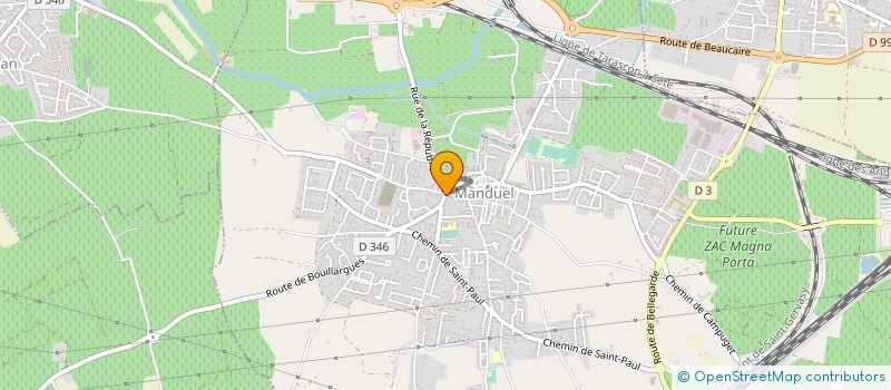 localisation de l'entreprise ENVELOPE PARIS  MANDUEL