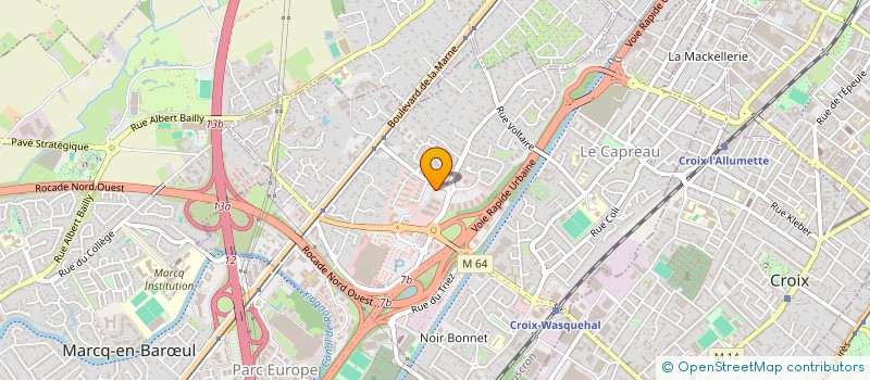 localisation de l'entreprise ENVER  WASQUEHAL