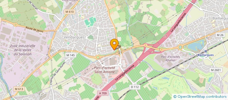 localisation de l'entreprise ENVERCREW à VENDARGUES