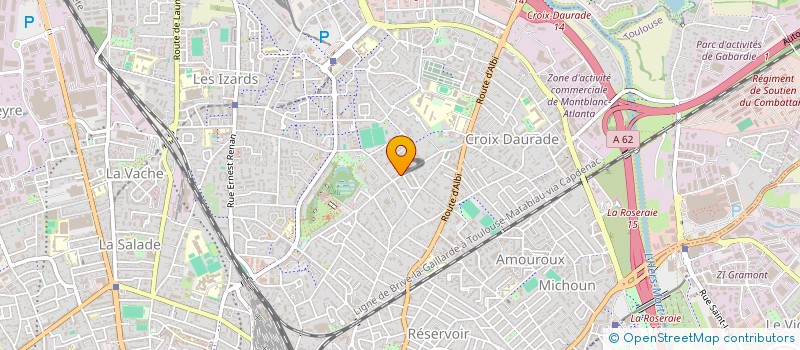 localisation de l'entreprise ENVERGURE 31 à TOULOUSE