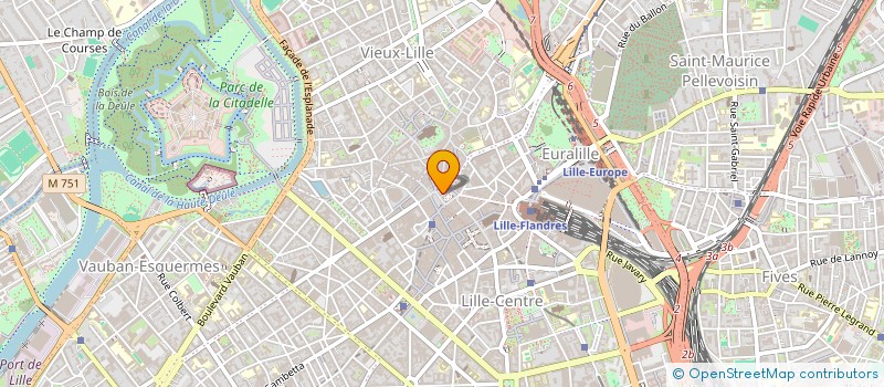 localisation de l'entreprise ENVERGURE à LILLE