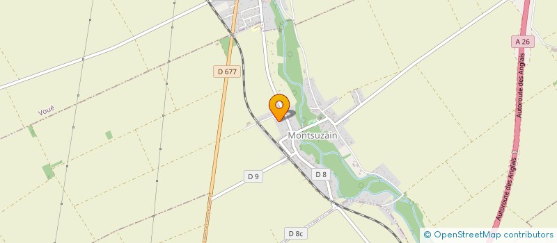 localisation de l'entreprise ENVERGURE  MONTSUZAIN