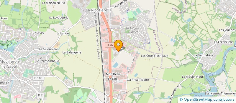 localisation de l'entreprise ENVERGURE LA ROCHE-SUR-YON à MOUILLERON-LE-CAPTIF