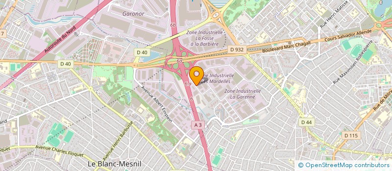localisation de l'entreprise ENVERGURE SERVICES à AULNAY-SOUS-BOIS