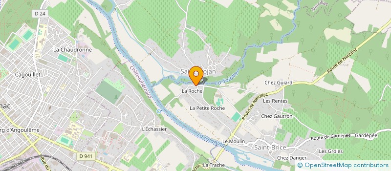 localisation de l'entreprise ENVERGURE ULM à SAINT-BRICE