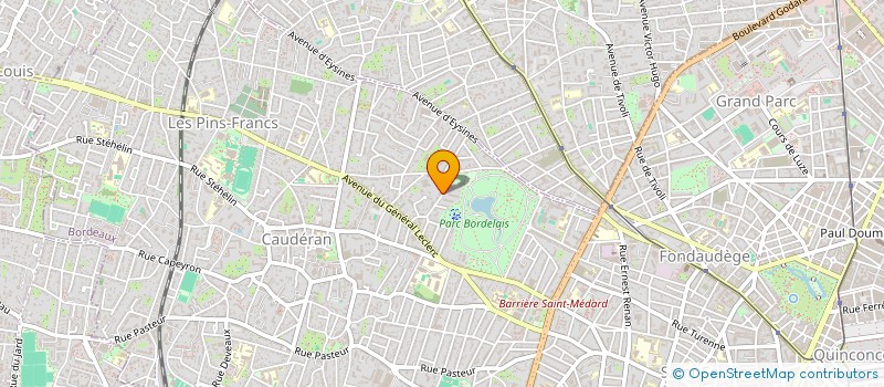 localisation de l'entreprise ENVERGURES COACHES ET CONSEILS  BORDEAUX