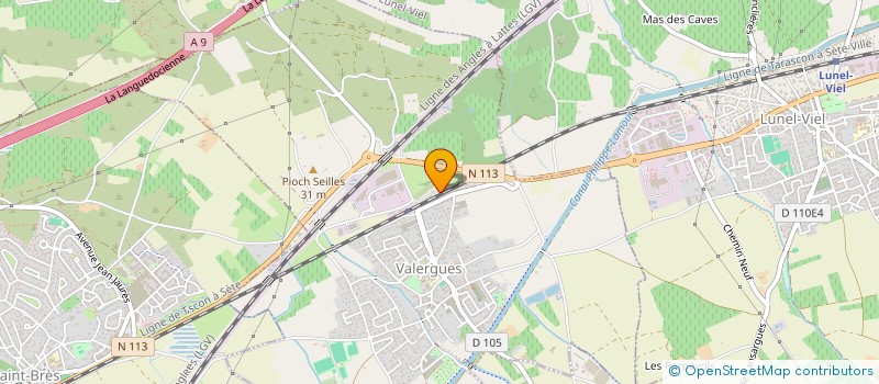 localisation de l'entreprise ENVERS DU DECOR à VALERGUES