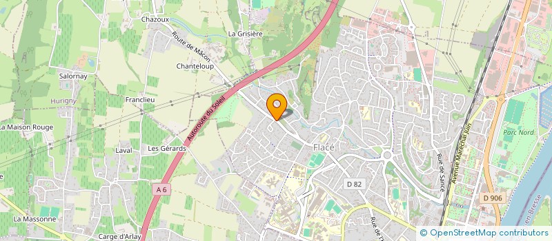 localisation de l'entreprise ENVERS ENDROIT à MACON