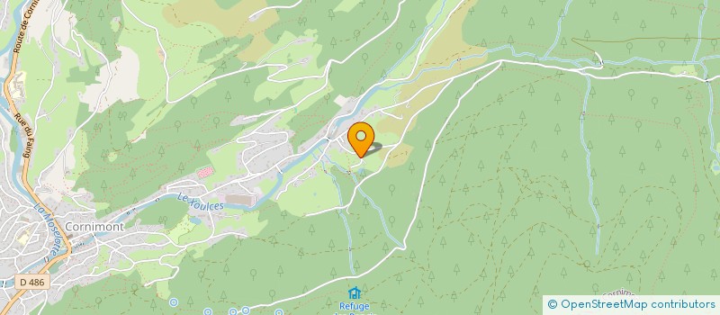 localisation de l'entreprise ENVERS HABITAT  CORNIMONT