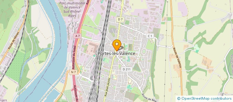 localisation de l'entreprise ENVHOL  PORTES-LES-VALENCE