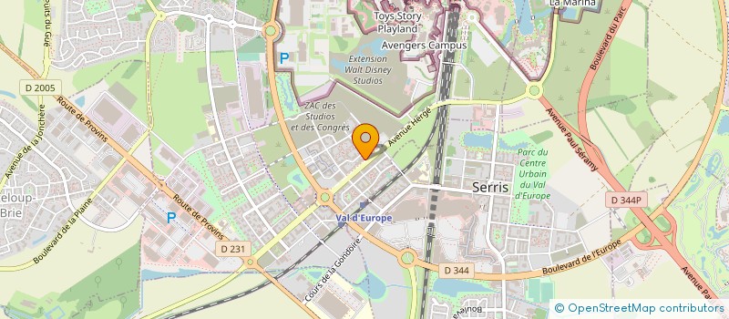 localisation de l'entreprise ENVI à CHESSY