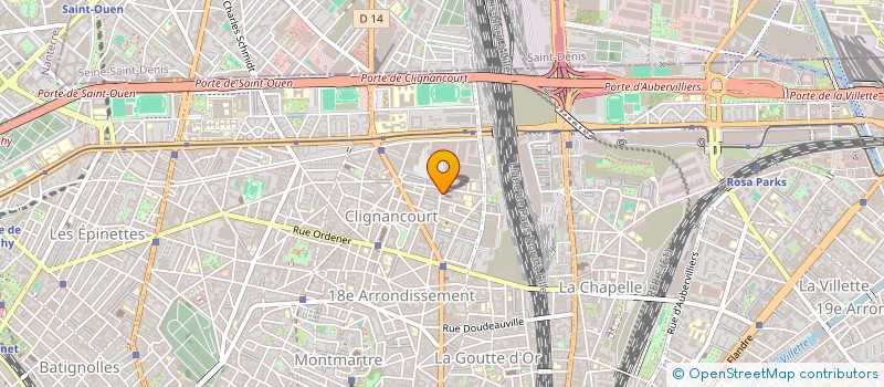 localisation de l'entreprise ENVI à PARIS