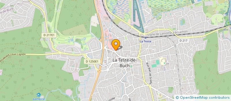 localisation de l'entreprise ENVI-NRJ à LA TESTE-DE-BUCH