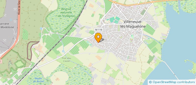 localisation de l'entreprise ENVI'TOUCH  VILLENEUVE-LES-MAGUELONE