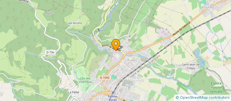 localisation de l'entreprise ENVIBIO PROCESS & TECHNOLOGIES  TULLINS