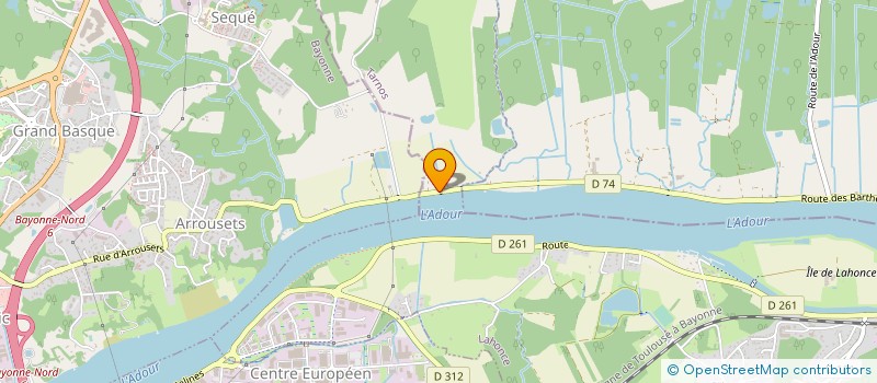 localisation de l'entreprise ENVIBOIS à TARNOS