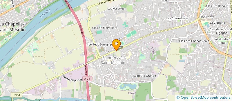 localisation de l'entreprise ENVICAR à SAINT-PRYVE-SAINT-MESMIN