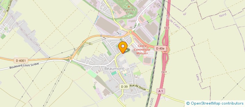 localisation de l'entreprise ENVIDIAG INGENIERIE à HENIN-BEAUMONT