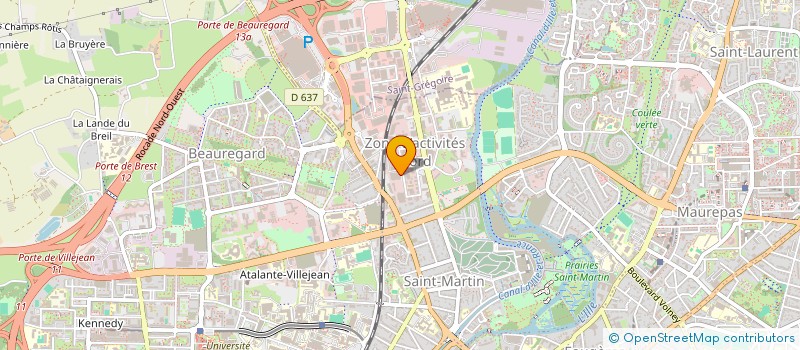 localisation de l'entreprise ENVIE 2E RECYCLAGE BRETAGNE  RENNES