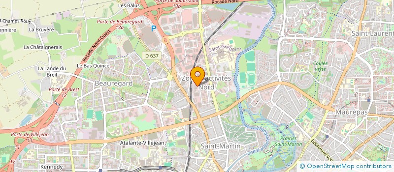 localisation de l'entreprise ENVIE 35  RENNES