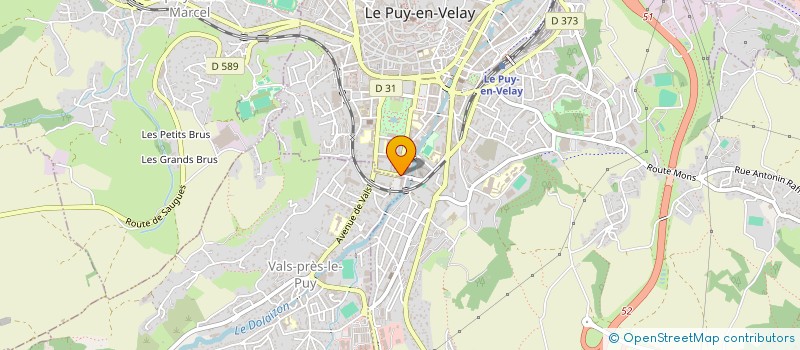 localisation de l'entreprise ENVIE 43 à LE PUY-EN-VELAY