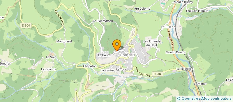 localisation de l'entreprise ENVIE ARTS SENSIBLES  GRANDRIS