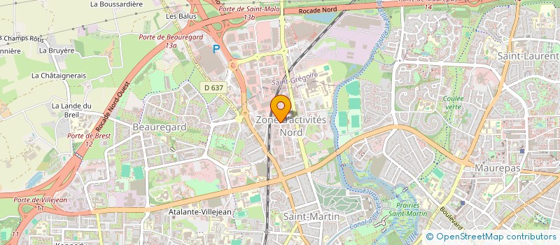 localisation de l'entreprise ENVIE AUTONOMIE BRETAGNE à RENNES