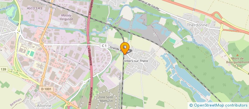 localisation de l'entreprise ENVIE D AILLEURS  ALLONNE