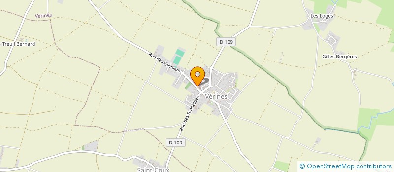 localisation de l'entreprise ENVIE D'AILLEURS  VERINES