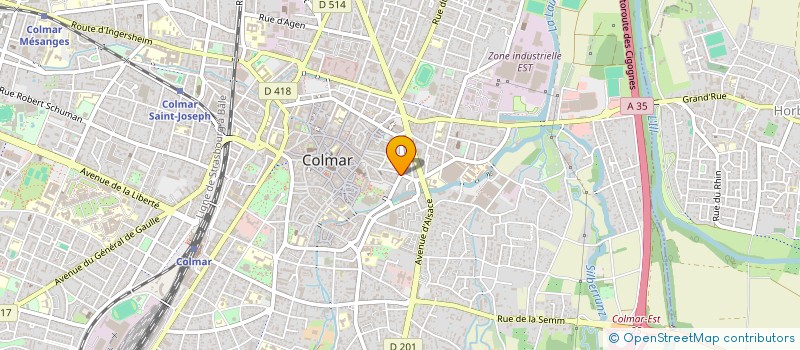 localisation de l'entreprise ENVIE D'ETRE  COLMAR