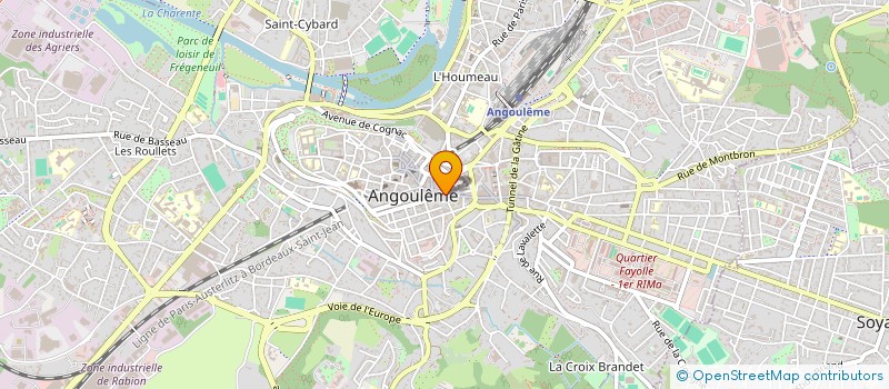 localisation de l'entreprise ENVIE D'EVASION à ANGOULEME